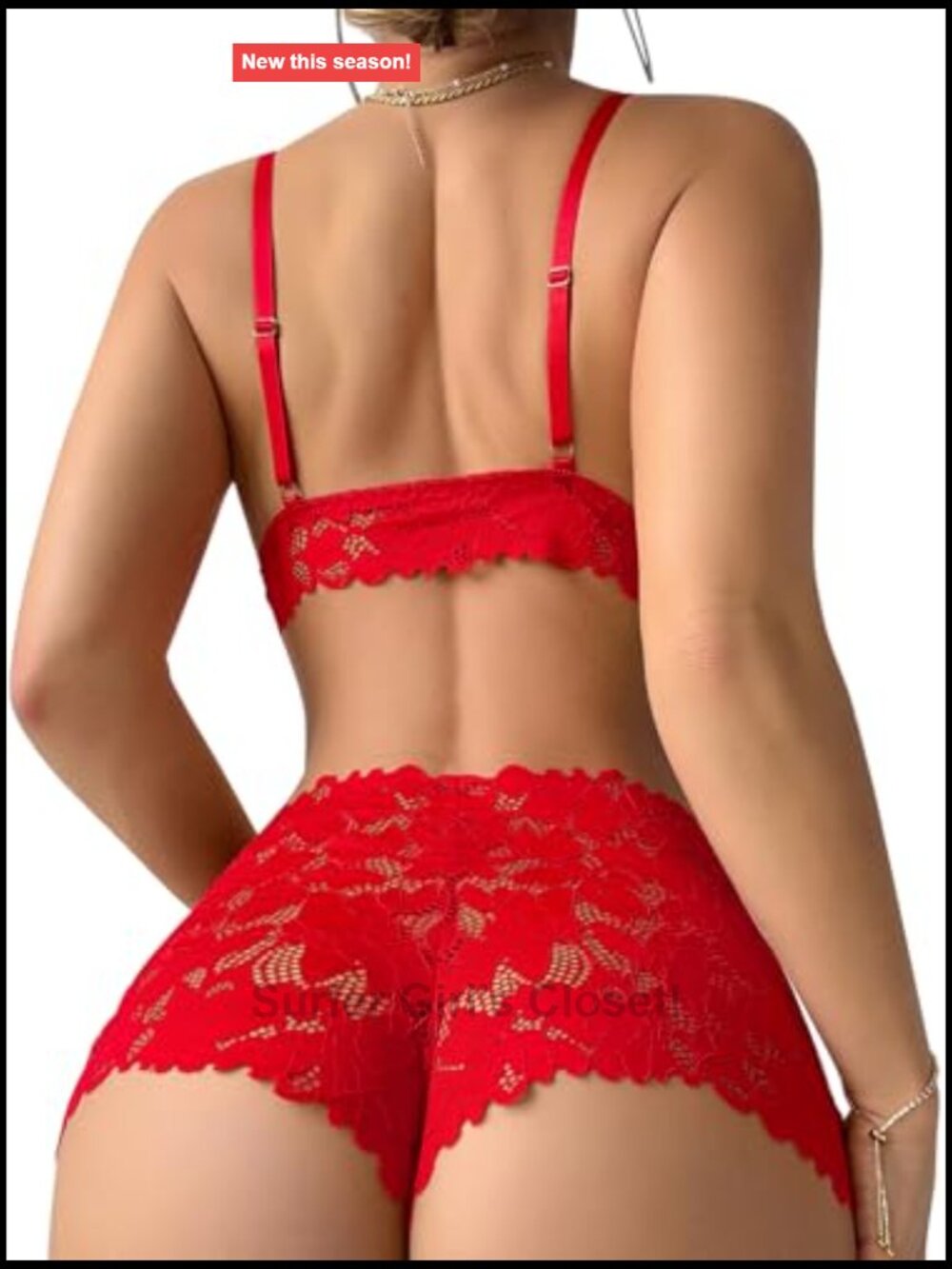 Sexy Lingerie Set 2 Piece Women Outfit Bra Panty Exotic - Picture 2 of 7